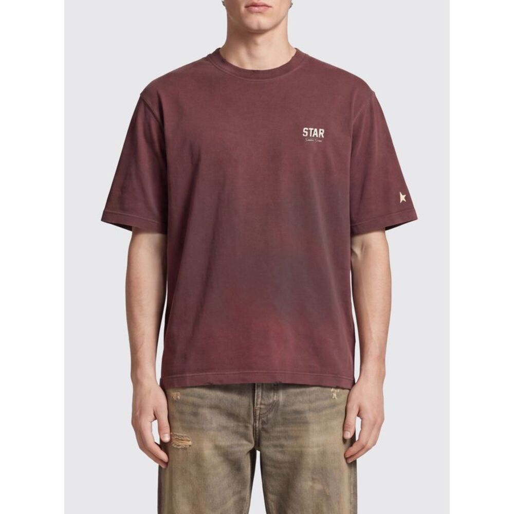 Golden Goose T-Shirt Men Wine